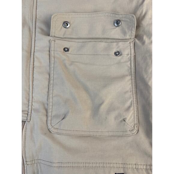 Prana Breathe Mens Zip Up Jacket Coat Outdoor Tan Size Large - Picture 7 of 11